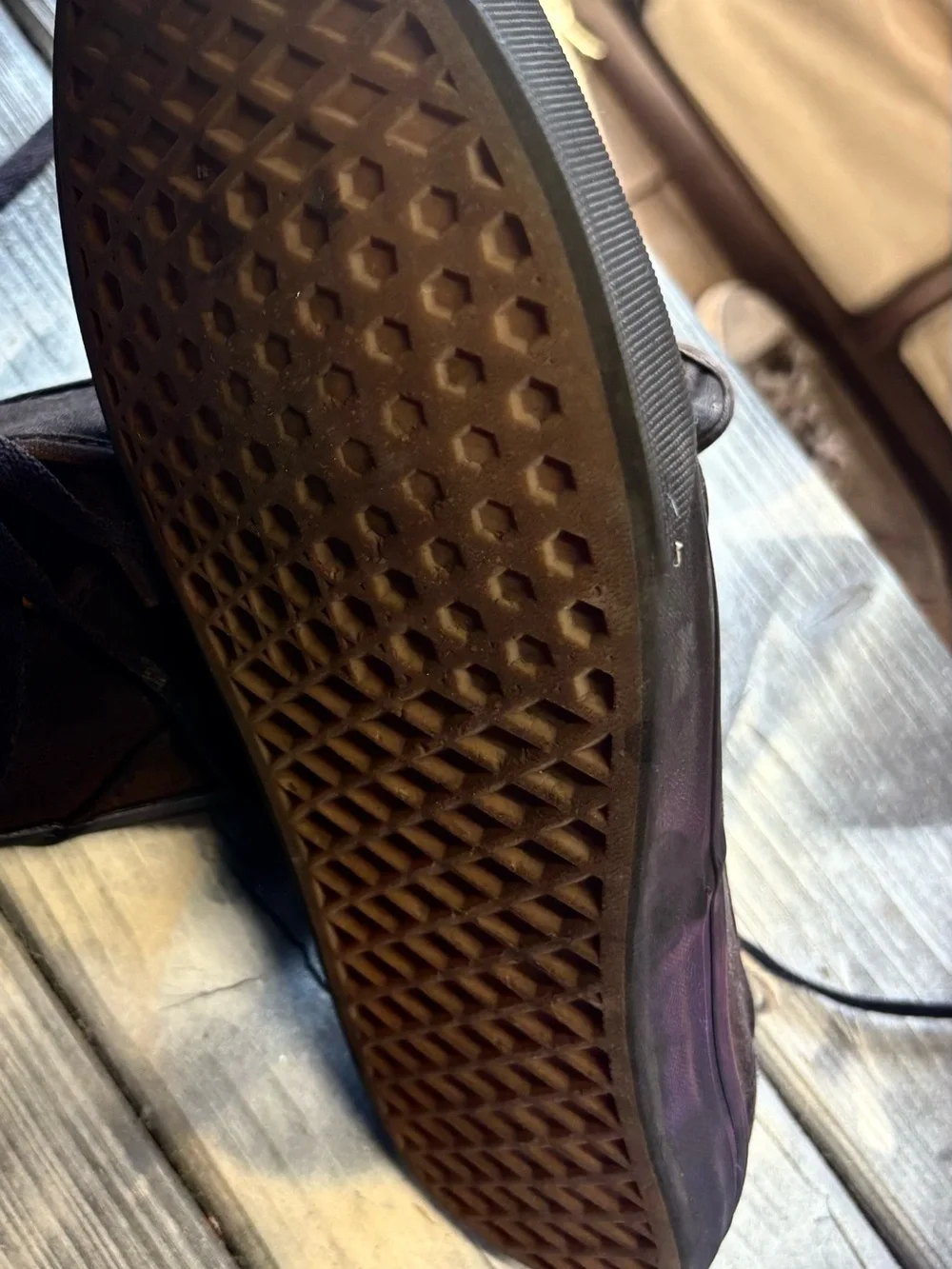 Black canvas lace up sneakers in US 10.5 #skateboarding #canvas
